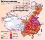 carte démographique